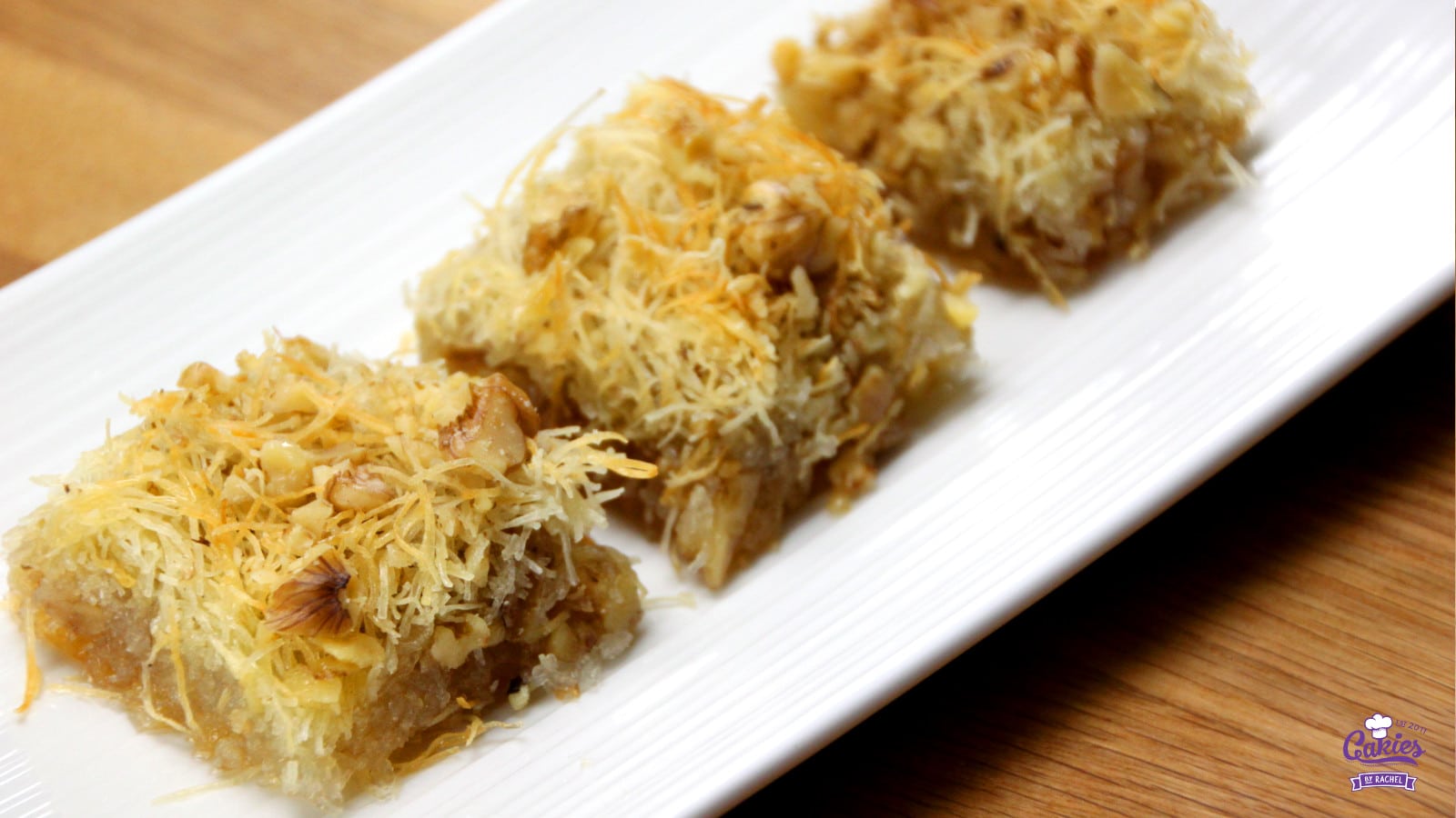 Kadaifi Rose Water Ice Cream Topped With Kadaifi Noodle Shavings And